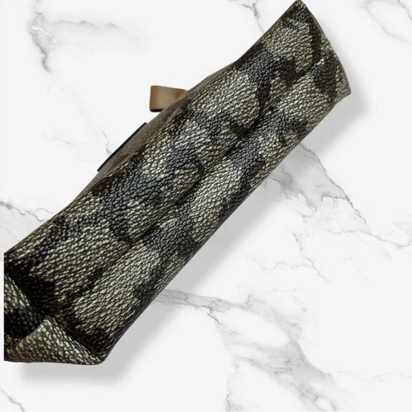 YSL Elegant animal print pouch on chain - Picture 10 of 11